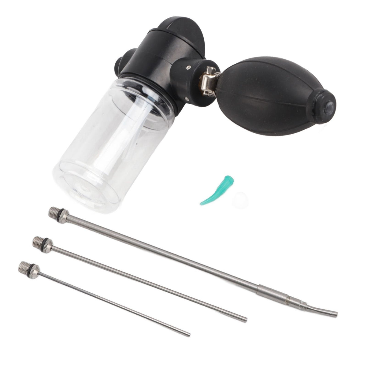 Pest Control Bulb Duster with 3 Stainless Steel Nozzles Termite Removal Tool Set for Agriculture Forestry