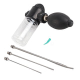 Pest Control Bulb Duster with 3 Stainless Steel Nozzles Termite Removal Tool Set for Agriculture Forestry