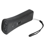 Ultrasonic Dog Chaser LED Ultrasonic Ergonomic Handle Dog Training Portable Dog Trainer for Dog Home Outdoor - Low Angle