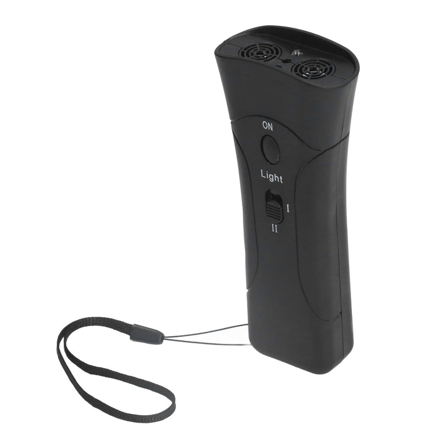 Ultrasonic Dog Chaser LED Ultrasonic Ergonomic Handle Dog Training Portable Dog Trainer for Dog Home Outdoor