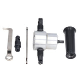 Double Head Sheet Metal Nibbler Cutter Adjustment High Hardness Multifunctional Drill Attachment Metal Nibbler Tool Kit