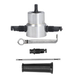 Double Head Sheet Metal Nibbler Cutter Adjustment High Hardness Multifunctional Drill Attachment Metal Nibbler Tool Kit