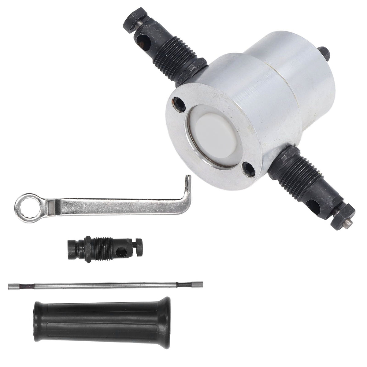 Double Head Sheet Metal Nibbler Cutter Adjustment High Hardness Multifunctional Drill Attachment Metal Nibbler Tool Kit