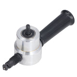 Double Head Sheet Metal Nibbler Cutter Adjustment High Hardness Multifunctional Drill Attachment Metal Nibbler Tool Kit