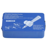 Double Head Sheet Metal Nibbler Cutter Adjustment High Hardness Multifunctional Drill Attachment Metal Nibbler Tool Kit
