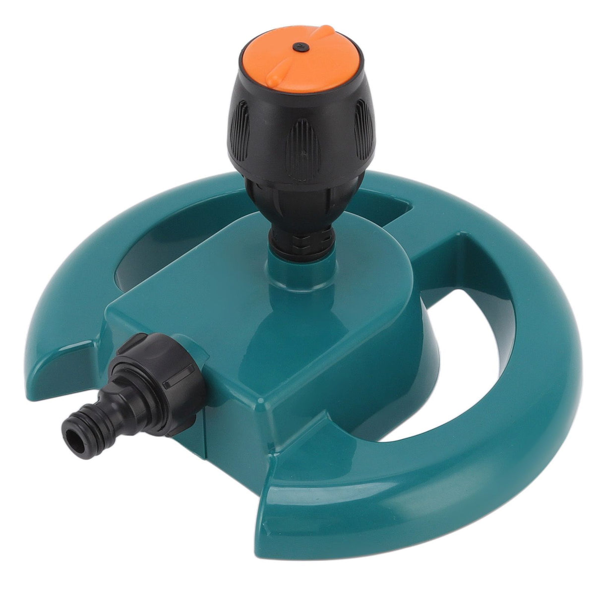 Garden Sprinkler Automatic Rotation 360 Degrees Durable ABS Round Base Widely Used Lawn Sprinkler for Garden Lawn Road
