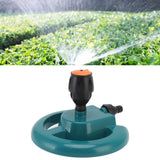 Garden Sprinkler Automatic Rotation 360 Degrees Durable ABS Round Base Widely Used Lawn Sprinkler for Garden Lawn Road