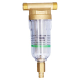 Water System Prefilter G1/2 Male Thread Detachable High Density Sediment Pipe Filter for Automatic Water Supply System - Front View