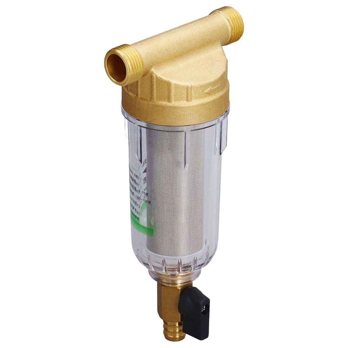 Water System Prefilter G1/2 Male Thread Detachable High Density Sediment Pipe Filter for Automatic Water Supply System
