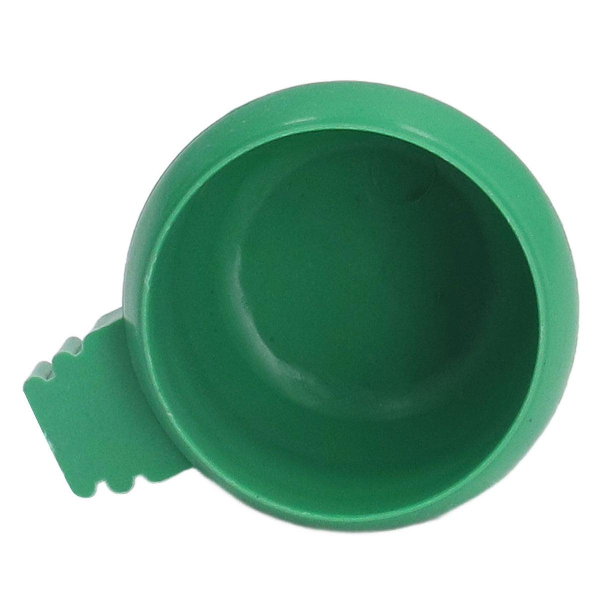 25Pcs Mini Bird Parrots Food Water Bowl Inlay Installation Round Green Parrots Small Food Water Bowl for Farms Home S
