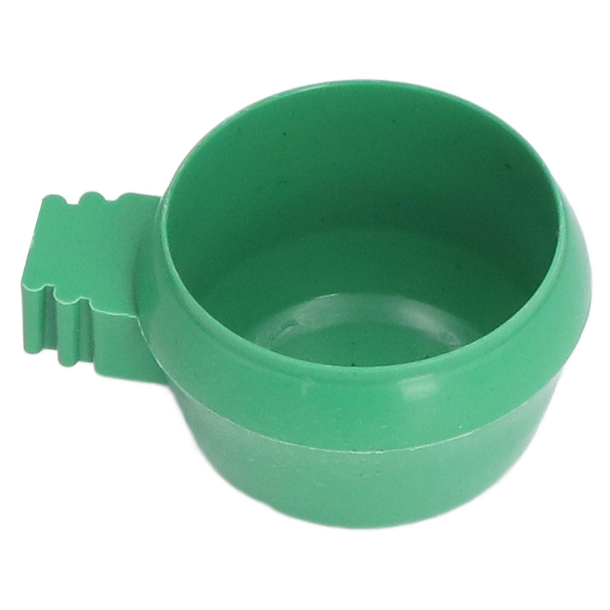 25Pcs Mini Bird Parrots Food Water Bowl Inlay Installation Round Green Parrots Small Food Water Bowl for Farms Home S
