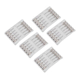 Poultry Injection Needles Stainless Steel Bovine Pig Injection Needle Cow Pig Injection Needle Accessories 9x15mm / 0.4x0.6in - Side View