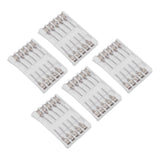 Poultry Injection Needles Stainless Steel Bovine Pig Injection Needle Cow Pig Injection Needle Accessories 9x15mm / 0.4x0.6in