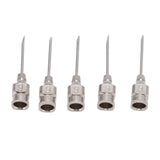 Poultry Injection Needles Stainless Steel Bovine Pig Injection Needle Cow Pig Injection Needle Accessories 9x15mm / 0.4x0.6in - Close-Up Angle
