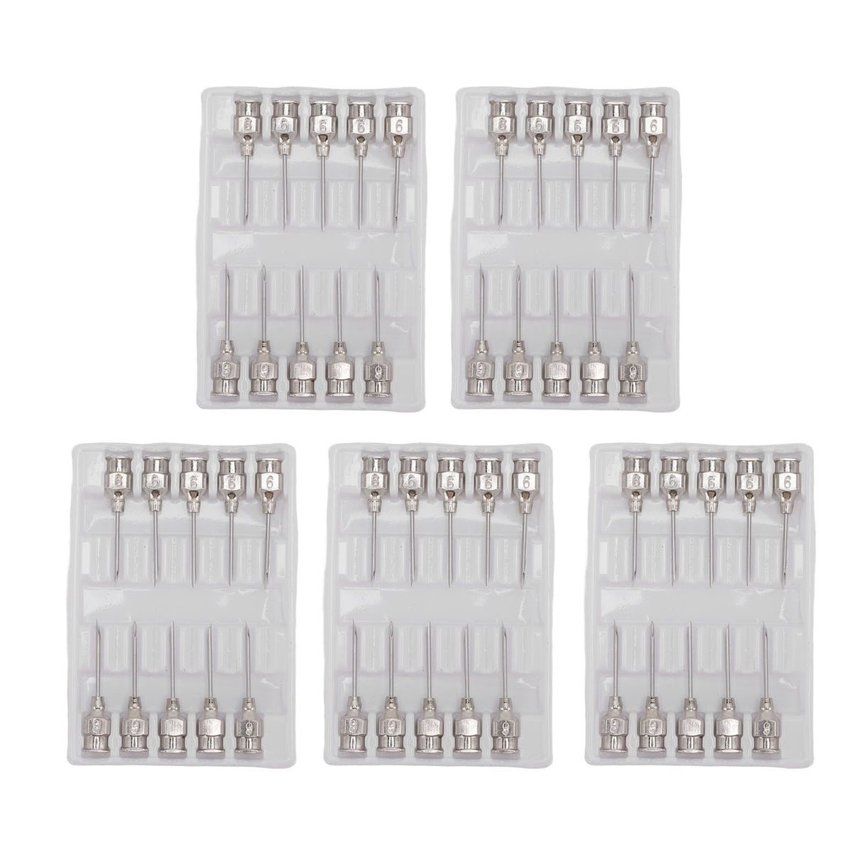 Poultry Injection Needles Stainless Steel Bovine Pig Injection Needle Cow Pig Injection Needle Accessories 9x15mm / 0.4x0.6in