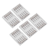 Poultry Injection Needles Stainless Steel Bovine Pig Injection Needle Cow Pig Injection Needle Accessories 12x15mm / 0.5x0.6in - Side View