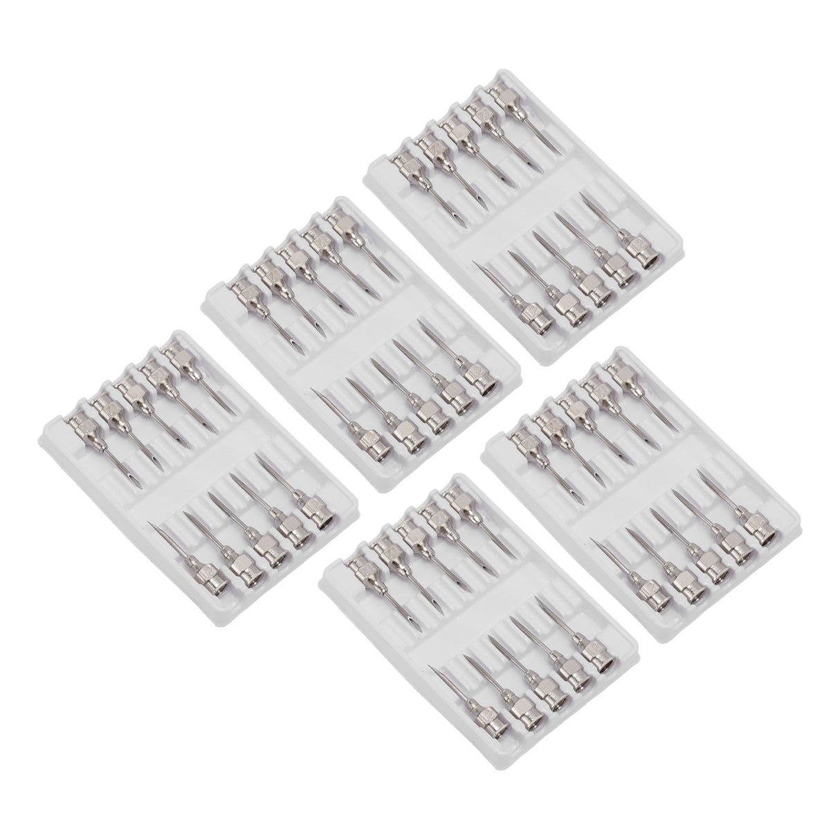 Poultry Injection Needles Stainless Steel Bovine Pig Injection Needle Cow Pig Injection Needle Accessories 12x15mm / 0.5x0.6in