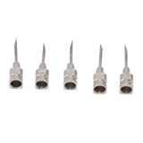 Poultry Injection Needles Stainless Steel Bovine Pig Injection Needle Cow Pig Injection Needle Accessories 12x15mm / 0.5x0.6in - Close-Up Angle