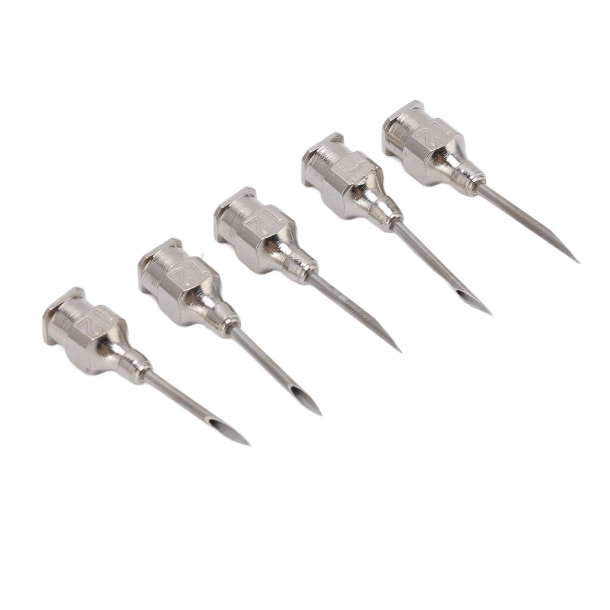 Poultry Injection Needles Stainless Steel Bovine Pig Injection Needle Cow Pig Injection Needle Accessories 12x15mm / 0.5x0.6in