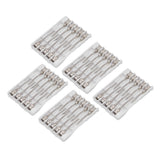 Poultry Injection Needles Stainless Steel Bovine Pig Injection Needle Cow Pig Injection Needle Accessories 12x25mm / 0.5x1.0in - Top-Down View