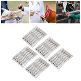 Poultry Injection Needles Stainless Steel Bovine Pig Injection Needle Cow Pig Injection Needle Accessories 12x25mm / 0.5x1.0in - Extra Image