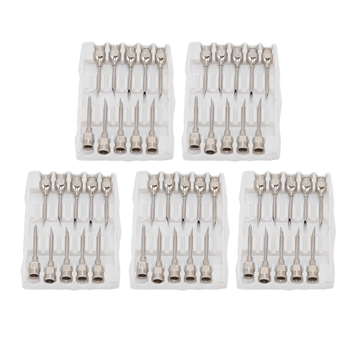 Poultry Injection Needles Stainless Steel Bovine Pig Injection Needle Cow Pig Injection Needle Accessories 16x20mm / 0.6x0.8in