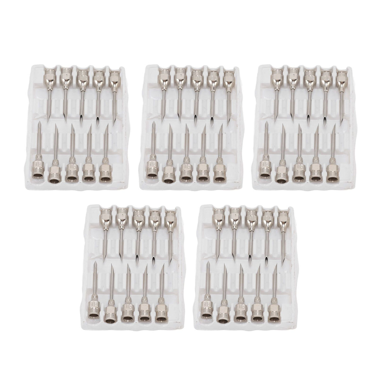 Poultry Injection Needles Stainless Steel Bovine Pig Injection Needle Cow Pig Injection Needle Accessories 16x20mm / 0.6x0.8in