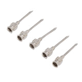 Poultry Injection Needles Stainless Steel Bovine Pig Injection Needle Cow Pig Injection Needle Accessories 16x20mm / 0.6x0.8in - Close-Up Angle