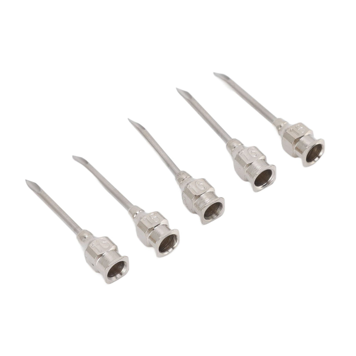 Poultry Injection Needles Stainless Steel Bovine Pig Injection Needle Cow Pig Injection Needle Accessories 16x20mm / 0.6x0.8in