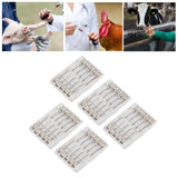 Poultry Injection Needles Stainless Steel Bovine Pig Injection Needle Cow Pig Injection Needle Accessories 16x20mm / 0.6x0.8in