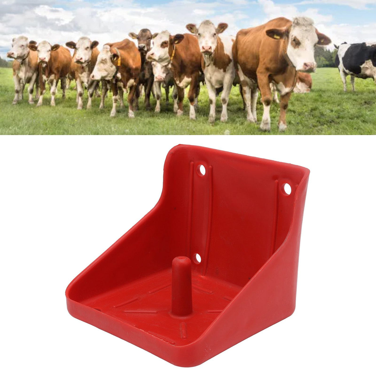 Cattle Sheep Licking Brick Box Plastic Feed Salt Brick Licking Block Box Farm Livestock Farm Equipment