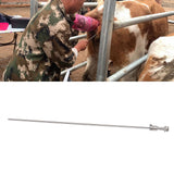 Bovine Insemination Pipe Stainless Steel Snap Spring Type Insemination Needle for Cow Farm Veterinary Instrument