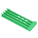 4Pcs Pigeon Leg Ring Stand 4 Column Design Large Capacity Wall Mounted Safe Durable Plastic Parrot Leg Ring Holder Green - Extra Image