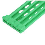 4Pcs Pigeon Leg Ring Stand 4 Column Design Large Capacity Wall Mounted Safe Durable Plastic Parrot Leg Ring Holder Green - Extra Image