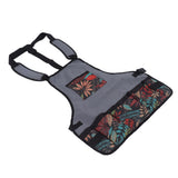 Tool Apron Durable Comfortable Heavy Duty Tool Apron with Pockets for Kitchen Garden - Top-Down View