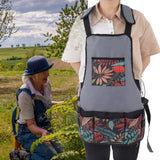 Tool Apron Durable Comfortable Heavy Duty Tool Apron with Pockets for Kitchen Garden