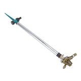 Garden Sprinkler Automatic 360 Degree Rotating 2 Modes Adjustable Zinc Alloy Lawn Sprinkler for Gardens - Top-Down View