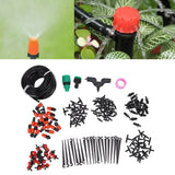 49.2ft Drip Irrigation Kit Adjustable Automatic Atomizing Watering System for Potted Plants Garden Greenhouse
