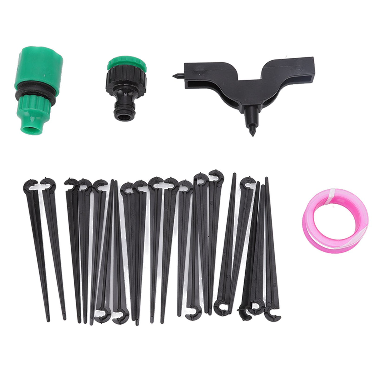 49.2ft Drip Irrigation Kit Adjustable Automatic Atomizing Watering System for Potted Plants Garden Greenhouse