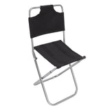 Folding Chair Breathable Fabric Portable Small Backrest Fishing Chair for Camping Barbecue Backpacking