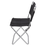 Folding Chair Breathable Fabric Portable Small Backrest Fishing Chair for Camping Barbecue Backpacking - 45-Degree Angle
