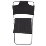 Folding Chair Breathable Fabric Portable Small Backrest Fishing Chair for Camping Barbecue Backpacking
