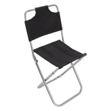 Folding Chair Breathable Fabric Portable Small Backrest Fishing Chair for Camping Barbecue Backpacking - Extra Image