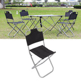 Folding Chair Breathable Fabric Portable Small Backrest Fishing Chair for Camping Barbecue Backpacking