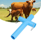 Cow Sheep Mouth Opener Gastric Lavage Veterinary Mouth Opening Tool Animals Livestock Breeding Equipment for Farm Blue L