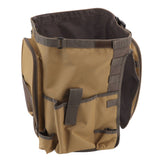 Bucket Organization Bag Round Shape Large Capacity Portable Handle Khaki Outdoor Bucket Tool Bag for Garden
