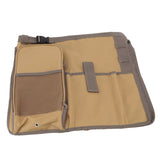 Bucket Organization Bag Round Shape Large Capacity Portable Handle Khaki Outdoor Bucket Tool Bag for Garden