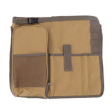 Bucket Organization Bag Round Shape Large Capacity Portable Handle Khaki Outdoor Bucket Tool Bag for Garden