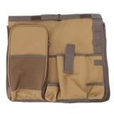 Bucket Organization Bag Round Shape Large Capacity Portable Handle Khaki Outdoor Bucket Tool Bag for Garden