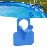 Swimming Pool Pipe Holders Above Ground Pool Hose Support Brackets with Cable Tie and Tape for Hot Tub Blue